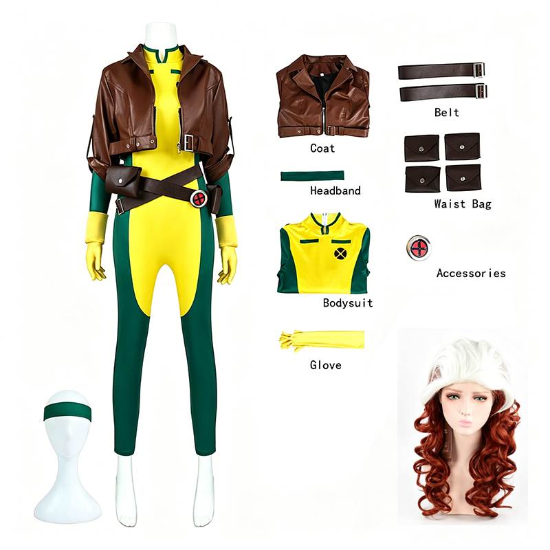 Women Bags Europe - 女性用 X-MEN 97 ローグ Rogue コスプレ