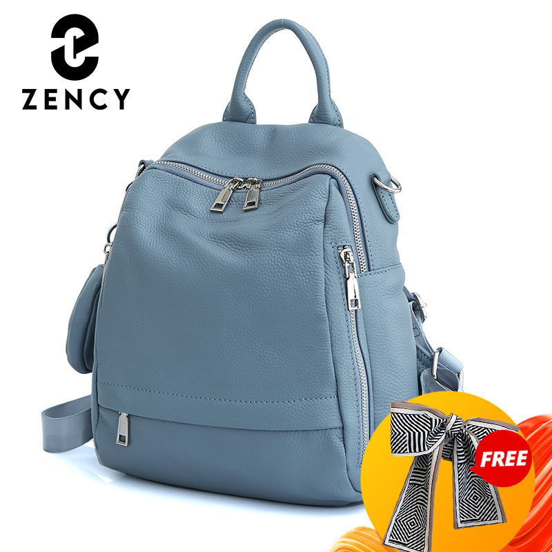 Women Bags In Sale - Zency レディース 本革バックパック 高品質スクールバッグ 旅行用 女性用