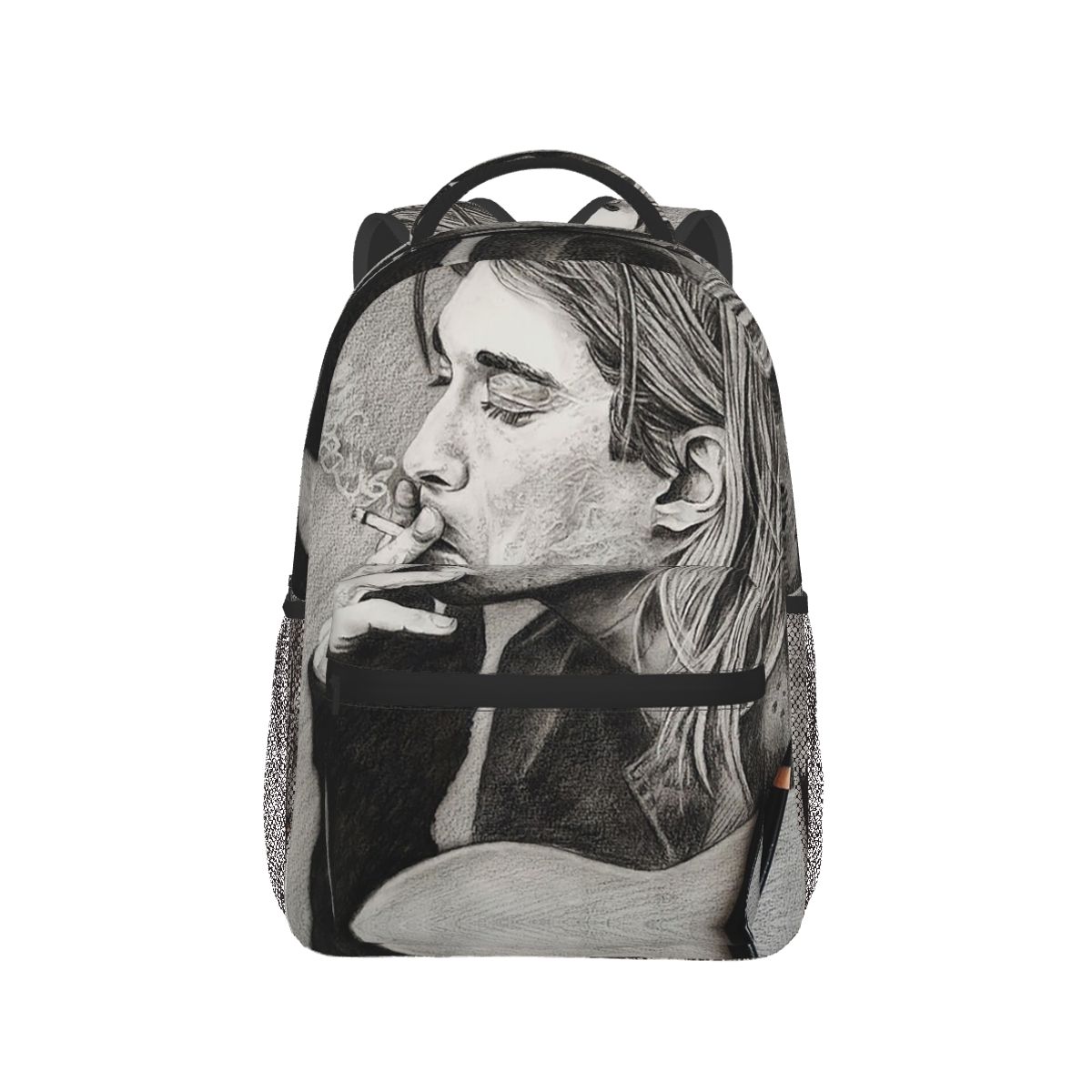 Women Bags Kurt - カートコバーンバックパックホットセールデイパック大容量男の子女の子ブックバッグスクールバッグショルダーバッグ男性女性のための