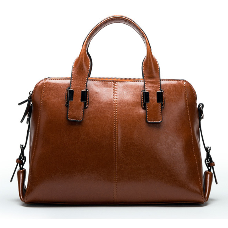 Doctor Bag Leather - 女性本革バッグ女性のメッセンジャーバッグ本物の天然皮革レディース高級ハンドバッグhign品質デザイナー