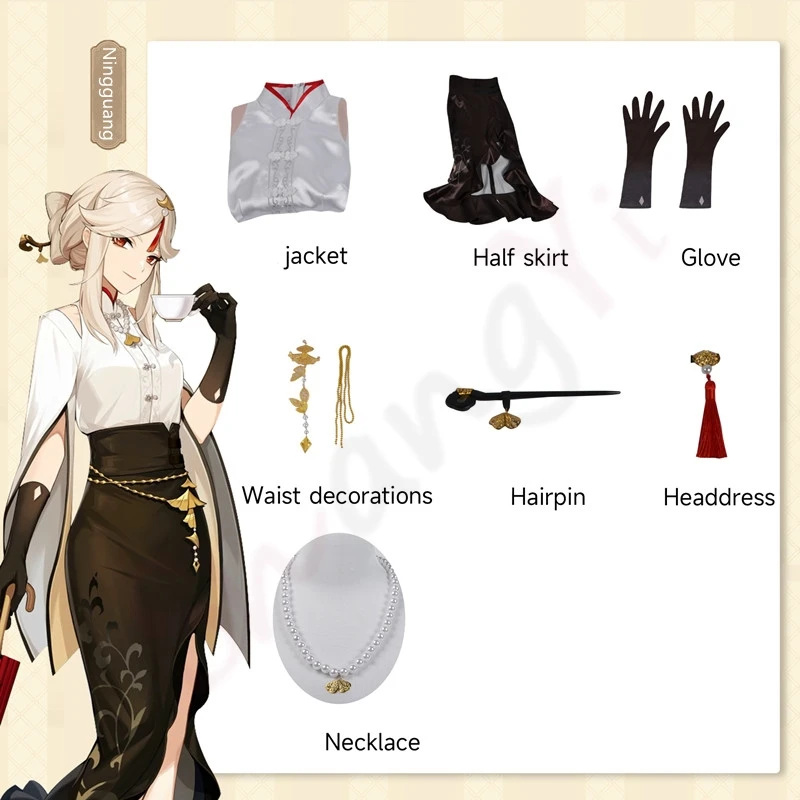 Genshin Impact-ブランドのコスプレ衣装,女性用 - Women Bags Europe のレビューと価格