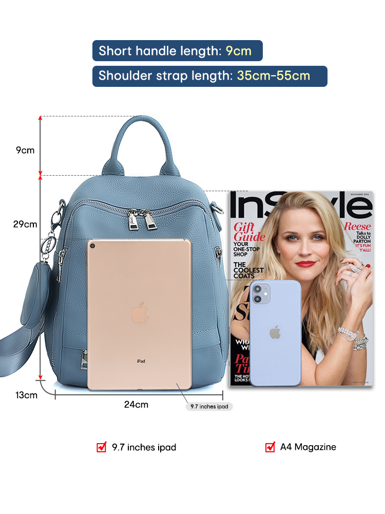 Zency レディース 本革バックパック 高品質スクールバッ - Women Bags In Sale のレビューと価格