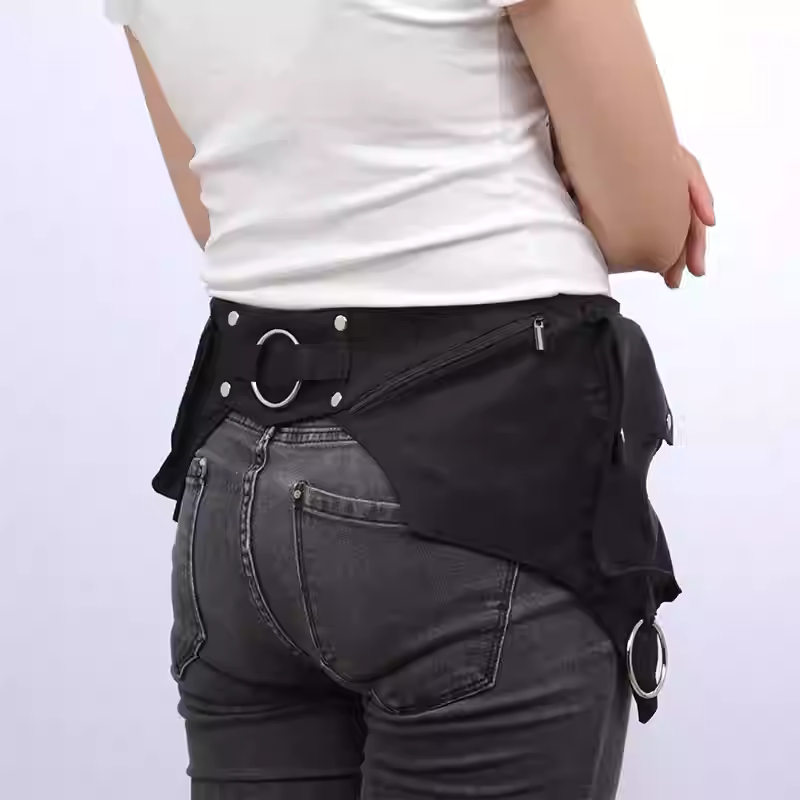 女性の中世パンクウエストバッグスチームパンク Pu レザーオ - Women Bags Europe のレビューと価格