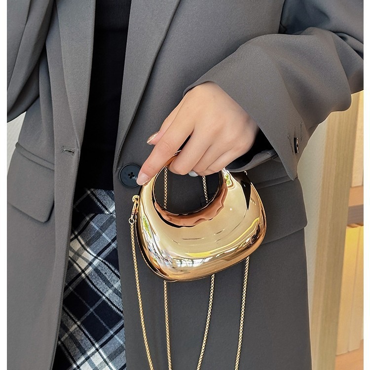 ミニゴールデンイブニングバッグ、財布とハンドバッグ、ラグジュ - Women Bags Max のレビューと価格