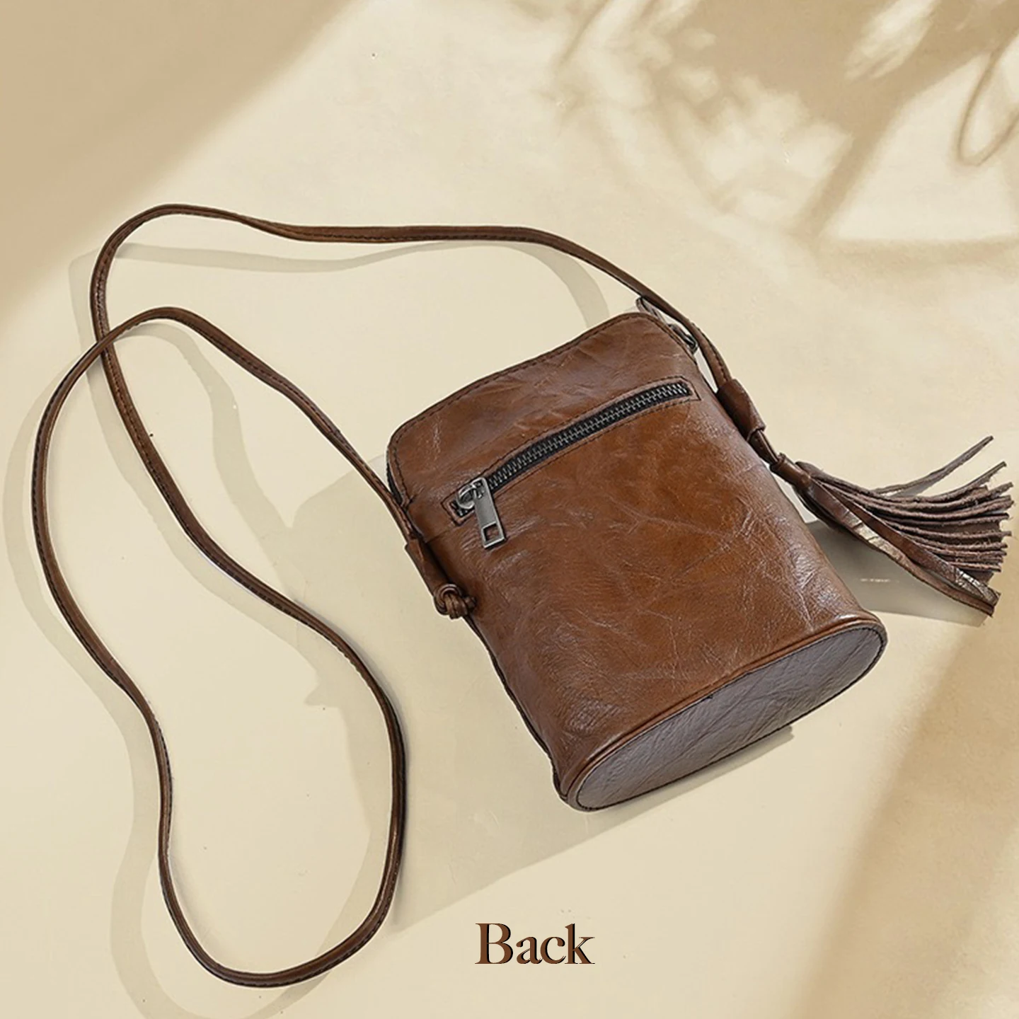 女性ミニ本物の牛革クロスボディショルダーバッグハイエンドオリ - Women Bags Max のレビューと価格