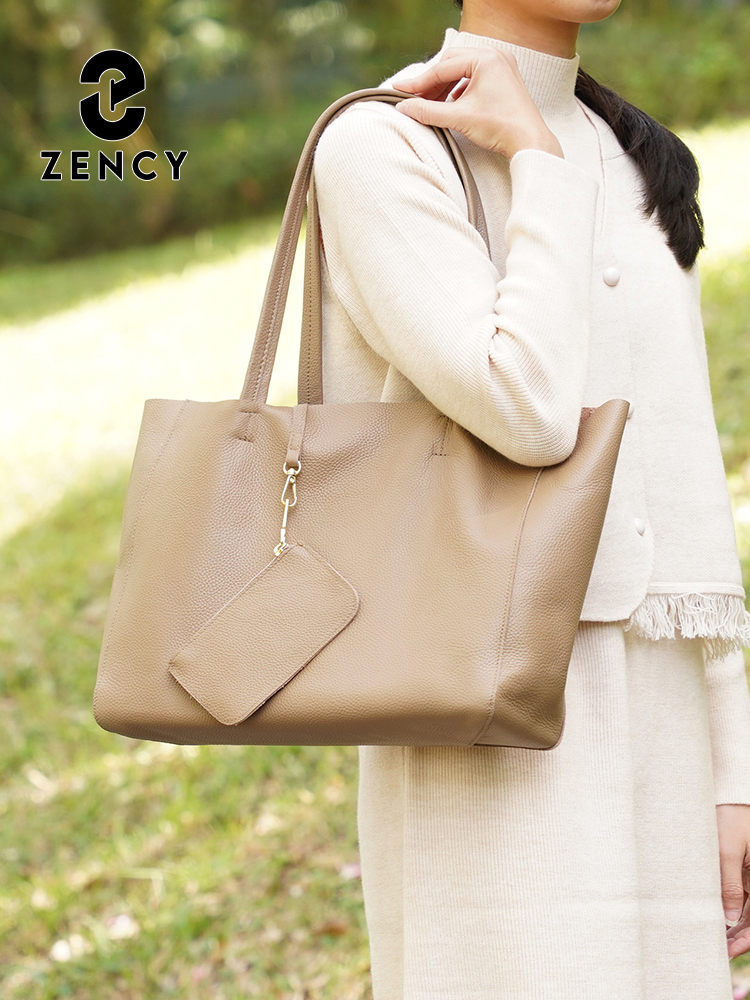 Zency 本革製大型トートバッグ ビーチハンドバッグ 高級 - Women Bags Work のレビューと価格