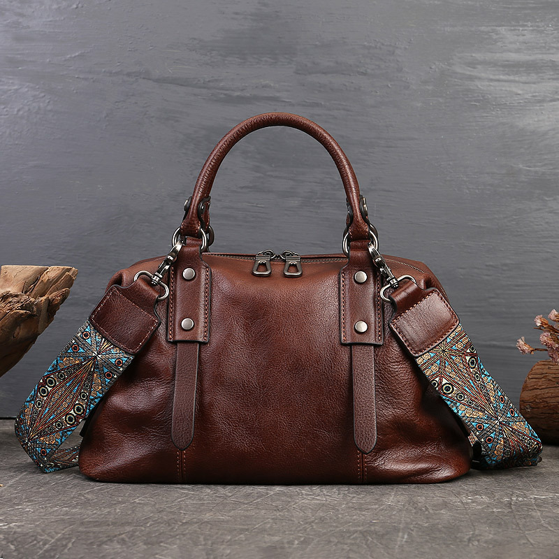 Johnature 本革カジュアルトート 2026 新ヴィン - Doctor Bag Leather のレビューと価格