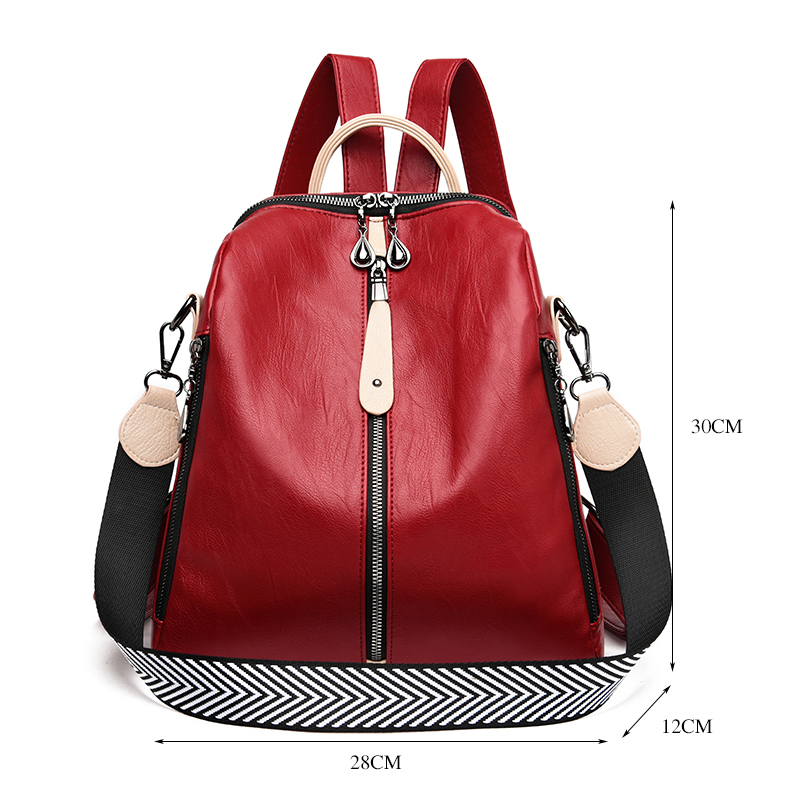 女性用ソフトレザーバックパック,高品質の白いランドセル,女の - Women Bags In Sale のレビューと価格