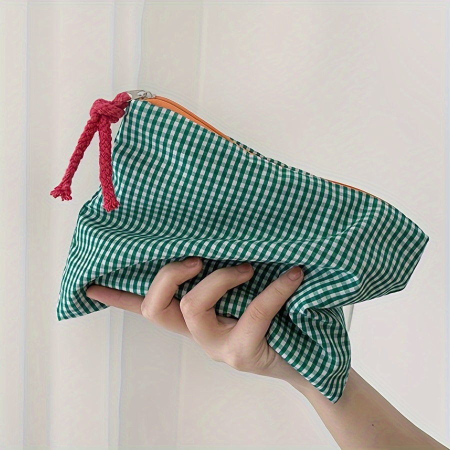ホットセール レディース チェック柄 化粧ポーチ 大容量 コ - Women Bags In Sale のレビューと価格