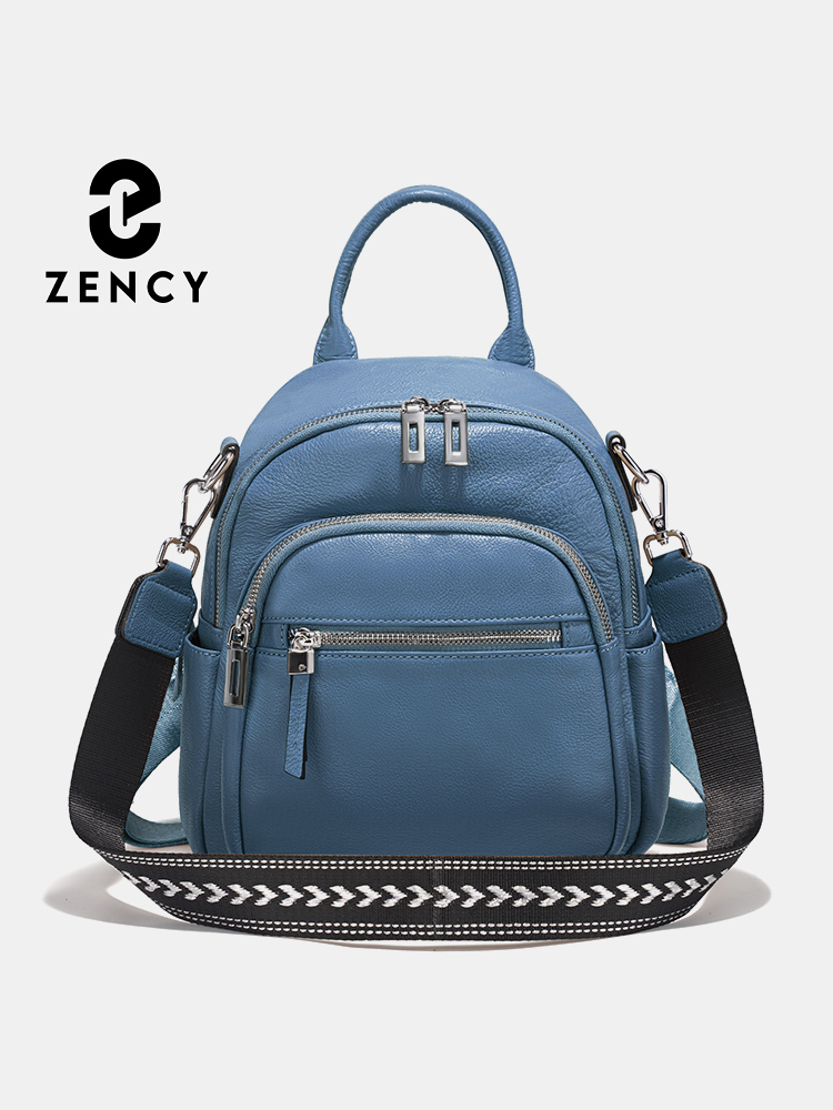 Zency 本革小型バックパックナップザックマルチポケットデ - Women Bags Work のレビューと価格