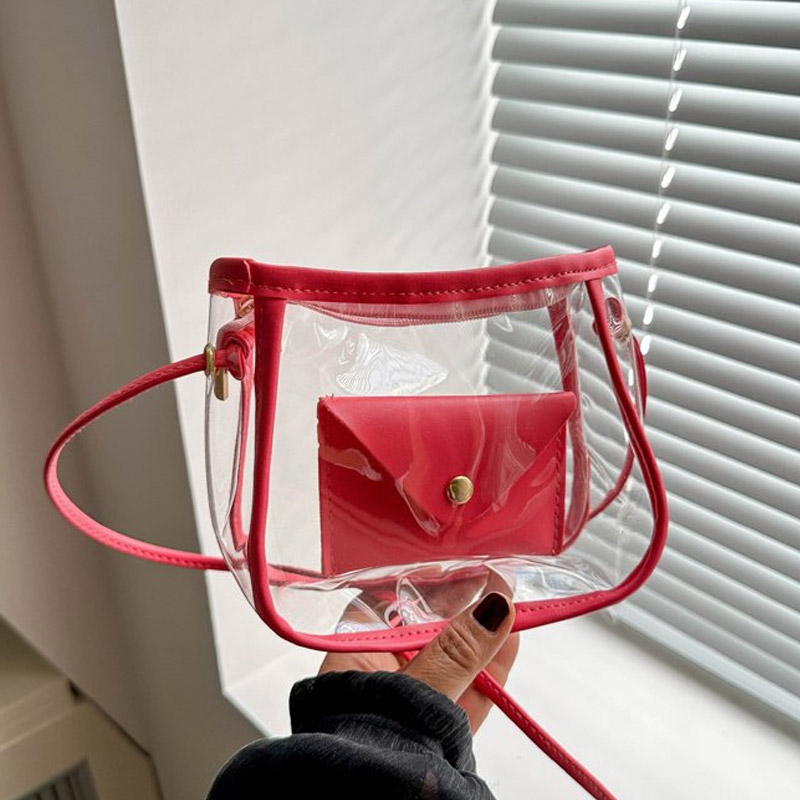 シングル透明モバイルウォレットバッグ,防水ミニバッグ,白,黄 - Women Bags Max のレビューと価格