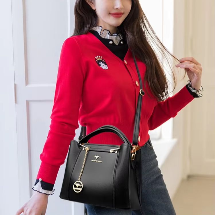 2026年ラグジュアリーレディースデザイナーズ3層ショルダー - Doctor Bag Leather のレビューと価格