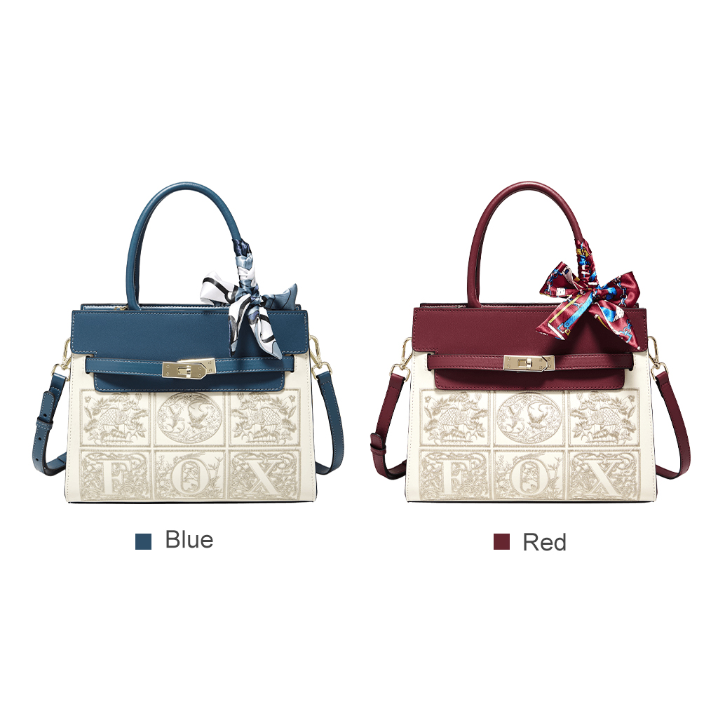 FOXER エレガントな女性のハンドバッグ スプリットレザー - Doctor Bag Leather のレビューと価格