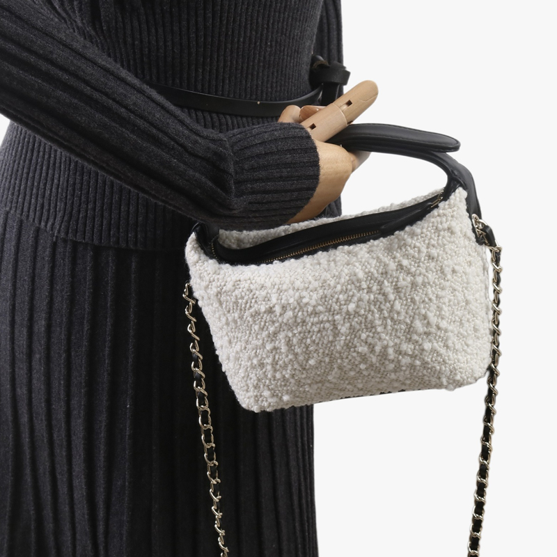 レザークラシックミニホーボスバッグ女性のための高級デザイナー - Women Bags Max のレビューと価格
