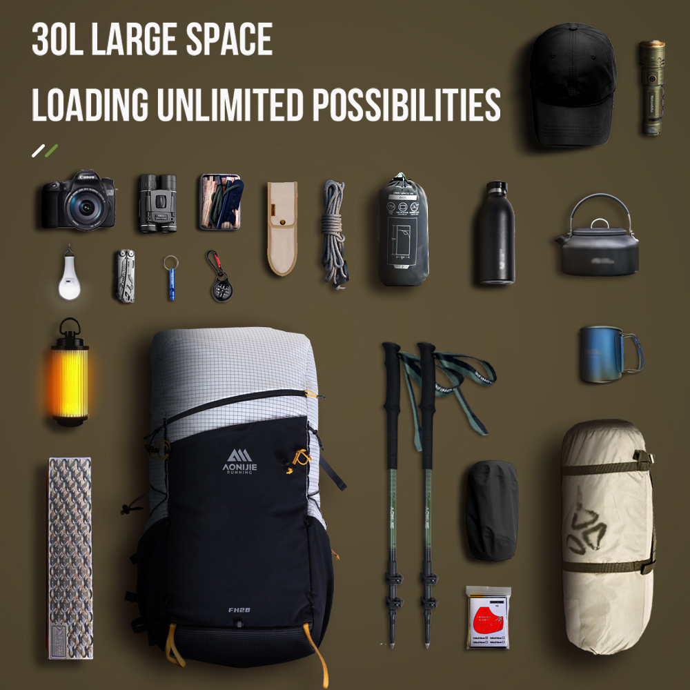 AONIJIE 30L ハイキングマウンテンバッグパック超軽 - Women Bags Polene のレビューと価格
