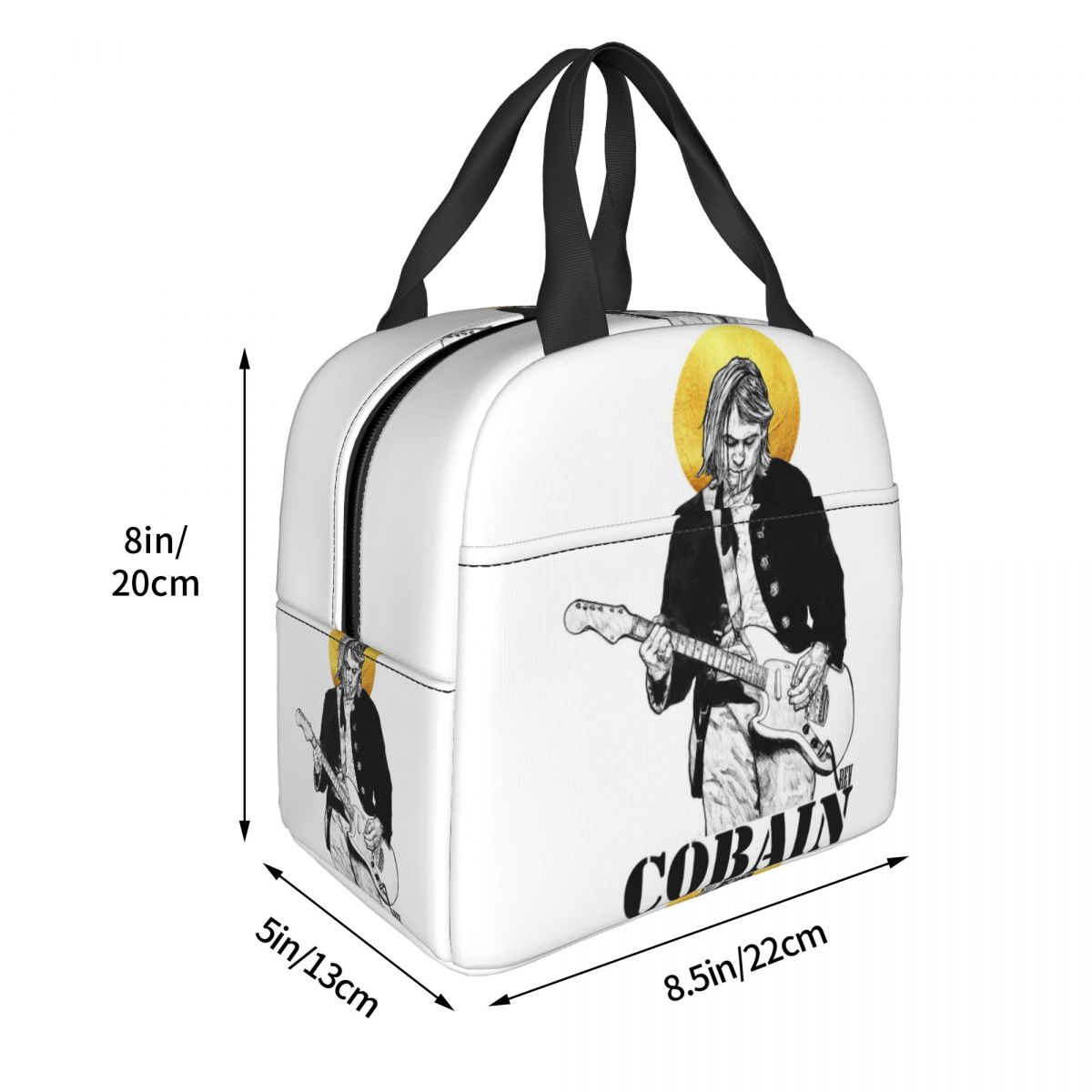 カートコバーン断熱ランチバッグ女性用オフィスクーラー保温食品 - Women Bags Kurt のレビューと価格