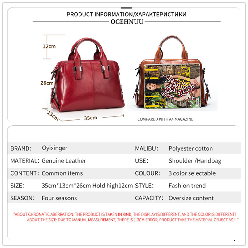 女性本革バッグ女性のメッセンジャーバッグ本物の天然皮革レディ - Doctor Bag Leather のレビューと価格