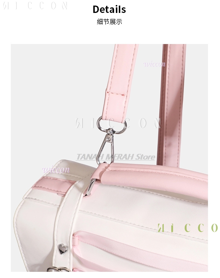 Jirai kei 新しい和風ロリータイタバッグ ハートリボ - Women Bags Europe のレビューと価格