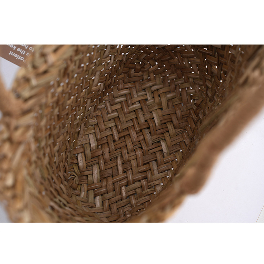 女性のための手作りの籐バッグ,ビーチのためのボヘミアンスタイ - Basket Bag Wicker のレビューと価格
